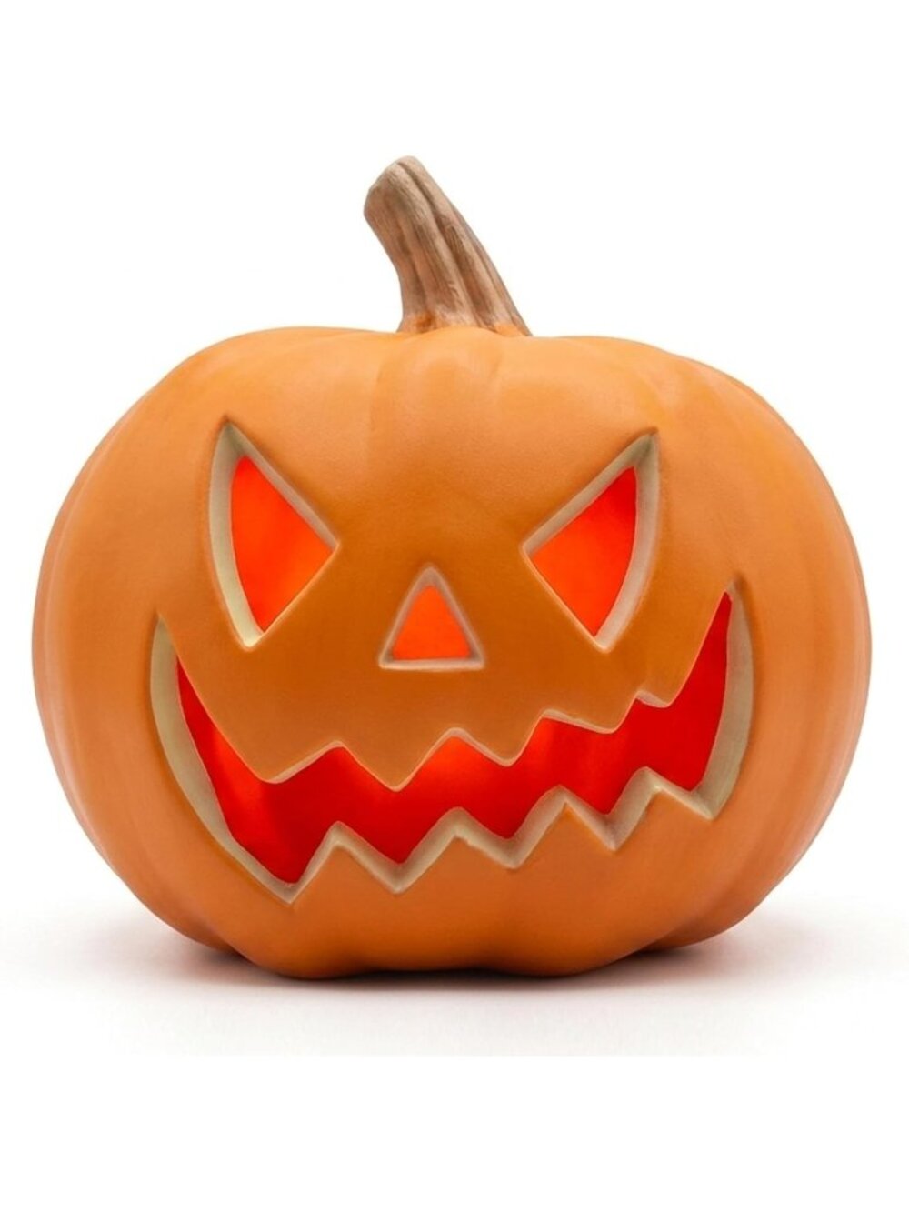 🎃Orange Lights Jack O Lanterns Vintage Plastic Classic Pumpkin House Statue